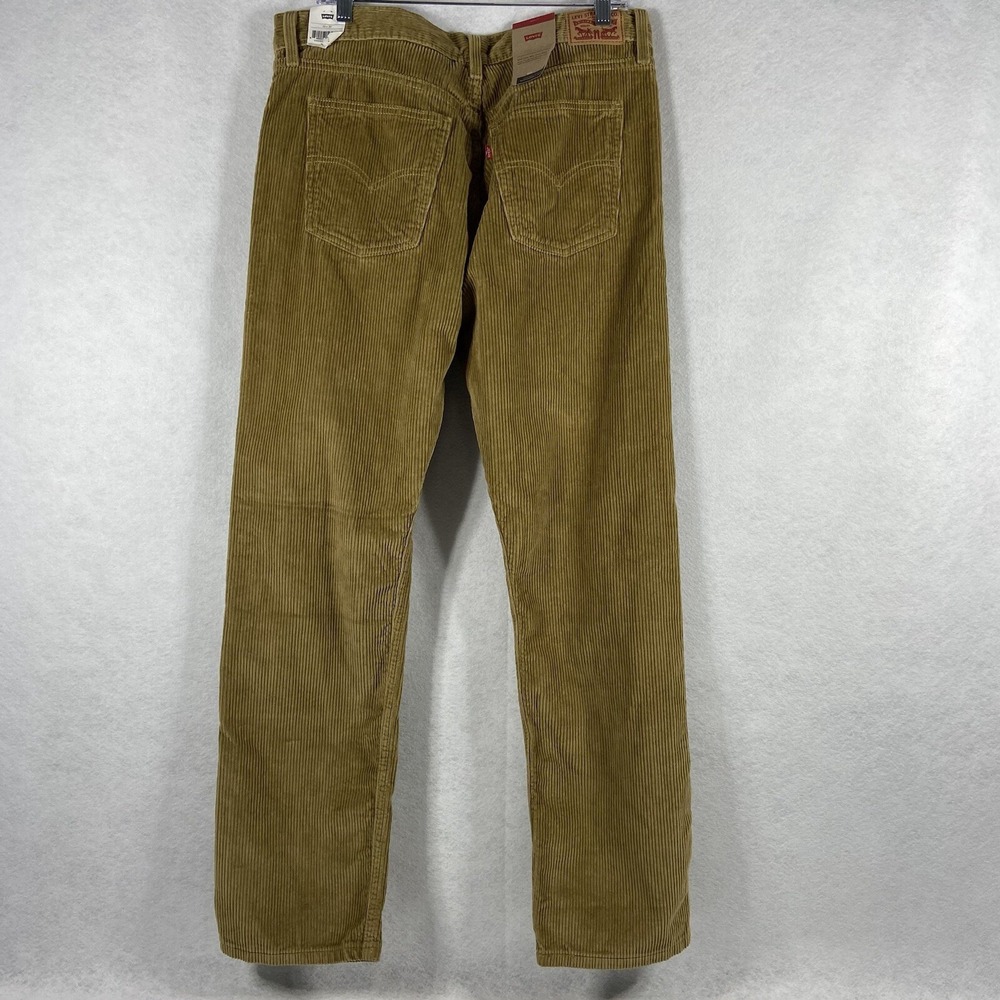 Levi's  Pants Women's 33x30 Brown Corduroy Mid Rise‎ Straight Leg New - Picture 4 of 12